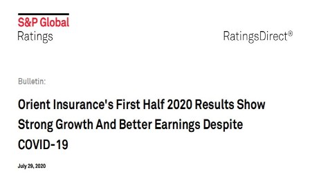 S & P Global : Bulletin on Orient H1 Results